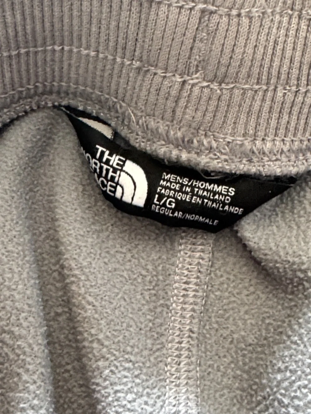 The‎ North face gray men’s sweat pants large